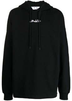 Off-White embroidered logo hoodie