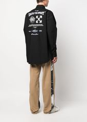 Off-White Exact Opp-print long-sleeve shirt