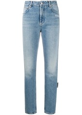 Off-White faded-effect slim-fit jeans