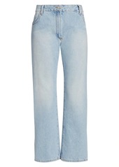 Off-White Flare Cropped Jeans