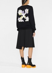 Off-White floral Arrows-motif sweatshirt