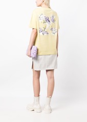 Off-White floral logo-print short-sleeve T-shirt