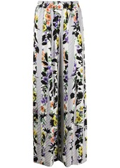 Off-White floral-print palazzo pants