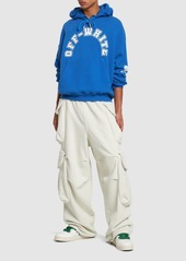 Off-White Football Over Cotton Hoodie