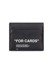 Off-White """for Cards"" Leather Card Holder"