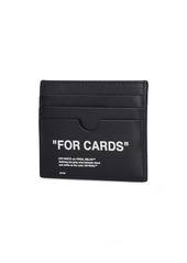 Off-White """for Cards"" Leather Card Holder"