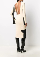 Off-White Front n' Back ribbed-knit dress