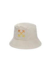 Off-White Gradient Logo Bucket Hat