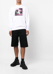 Off-White graphic-print crew neck sweatshirt