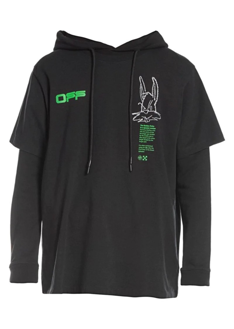 off white harry the bunny hoodie