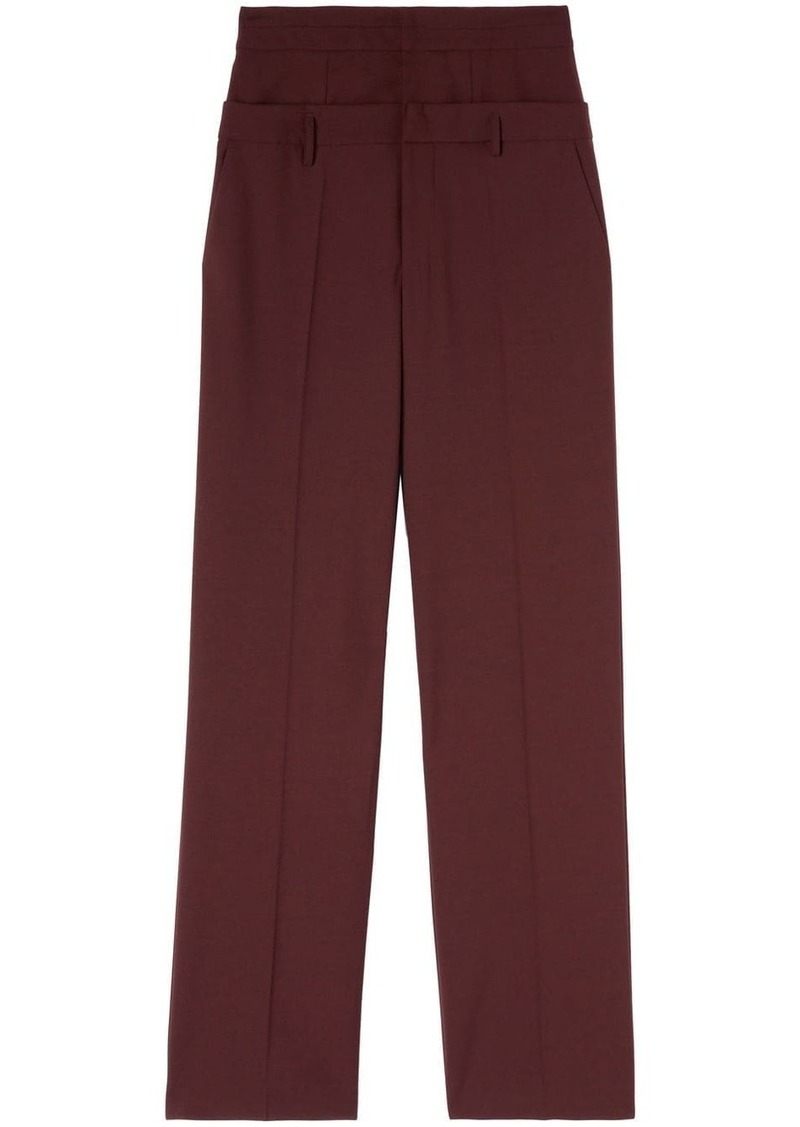 Off-White high double-waist effect trousers