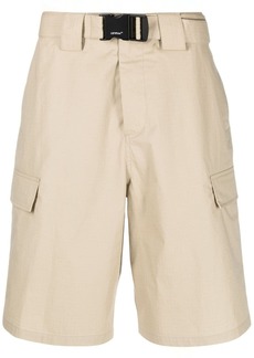 Off-White high-waisted Bermuda shorts