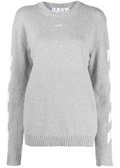 Off-White intarsia-knit jumper