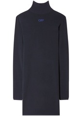 Off-White intarsia-knit minidress