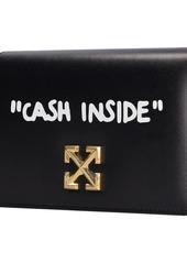 Off-White Jitney 0.5 Leather Wallet On Chain