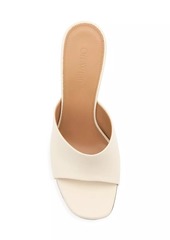 Off-White Jug Leather Wedge Mules
