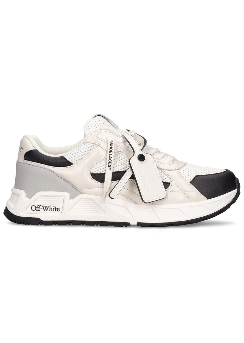 Off-White Kick Off Leather Sneakers