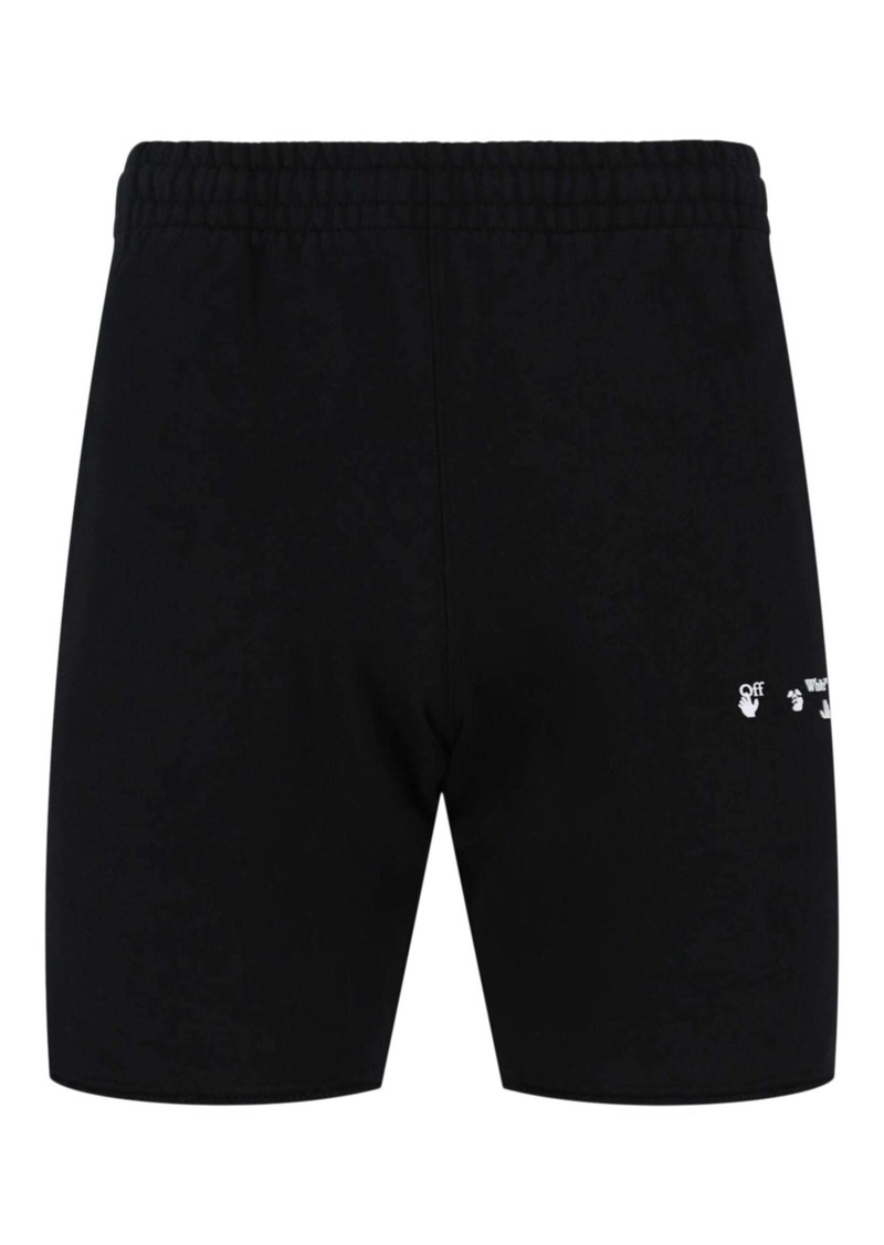 Off-White Knit Sweat Shorts