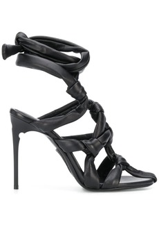 Off-White knotted strappy sandals