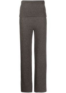 Off-White Languid straight leg knitted trousers