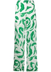Off-White Leaves Illusion palazzo pants