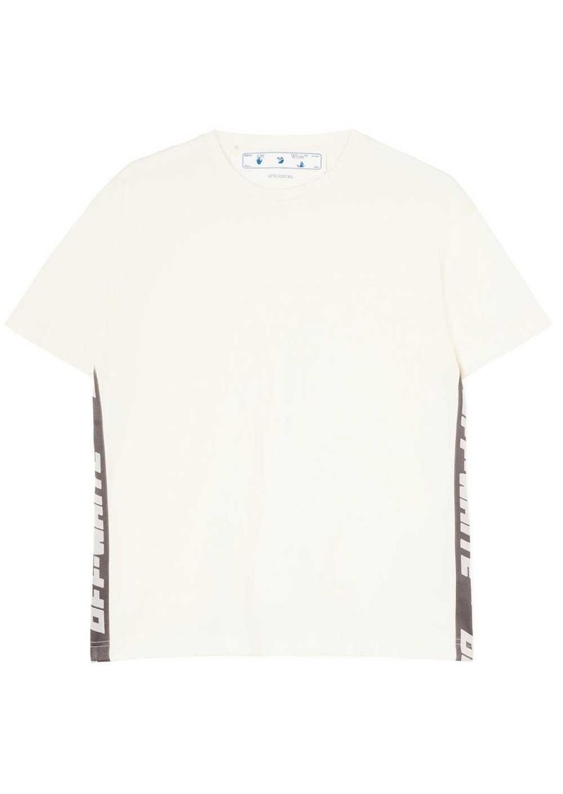 Off-White logo-band T-shirt
