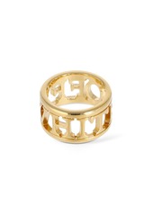 Off-White Logo Brass Ring