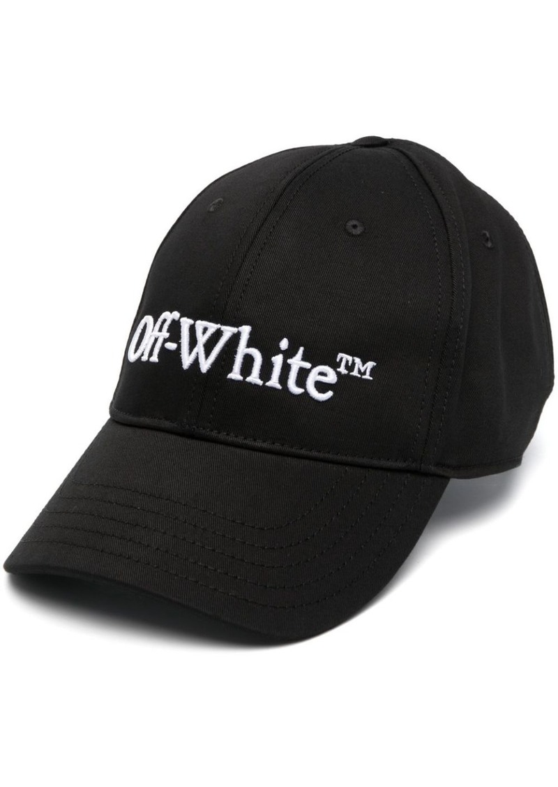 Off-White Bookish logo-embroidered baseball cap