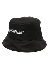 Off-White logo-embroidered bucket hat