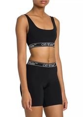 Off-White Logo Hem Sports Bra