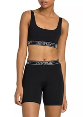 Off-White Logo Hem Sports Bra