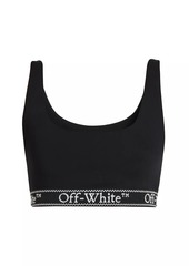 Off-White Logo Hem Sports Bra