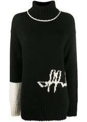 Off-White intarsia-knit logo jumper