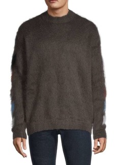 Off-White ​Logo Mohair & Wool-Blend Sweater