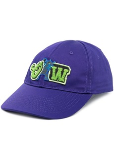 Off-White logo-patch varsity baseball cap