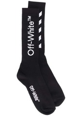 Off-White logo print socks