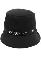 Off-White logo print rain cap