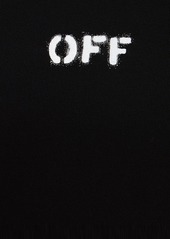 Off-White Logo Viscose Blend Crewneck Sweater