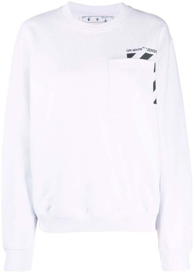 Off-White Marker logo-print sweatshirt