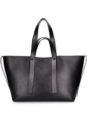 Off-White Medium Day Off Leather Tote Bag