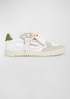 Off-White Men's 5.0 Canvas and Leather Low-Top Sneakers