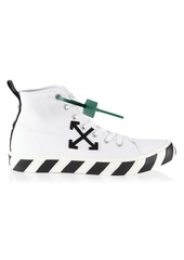Off-White Mid-Top Logo Sneakers