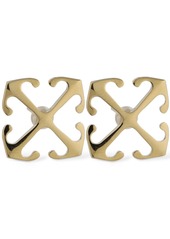 Off-White Mini Arrow Brass Earrings