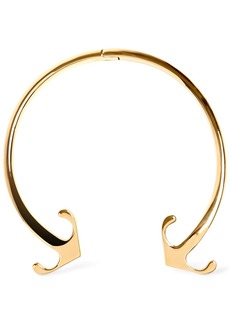 Off-White Mono Arrow Brass Necklace
