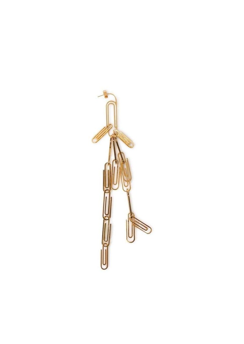 Off-White Multi Paperclip Mono earring