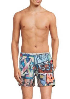 Off-White Neen Graffiti Swim Shorts