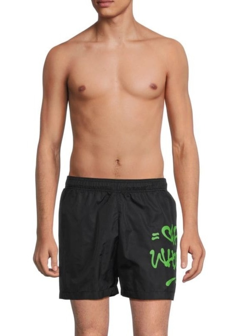 Off-White Neen Graphic Swim Shorts