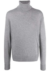 Off-White knitted turtleneck jumper