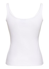 Off-White Off Stamp Cotton Blend Tank Top