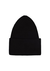 Off-White Off Stamp Loose Knit Cotton Blend Beanie